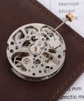 Automatic Skeleton Watch Movement For Wristwatch Repair And Watchmaking Parts Copper Silver Finish Durable Craftsmanship