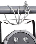 Beefy Heavy Duty 31.5 Inch Stainless Steel Stage Light Safety Cables securing DJ light to truss