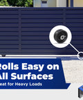 cast iron V groove gate wheel for easy rolling gates