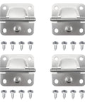 Stainless Steel Cooler Hinges Replacement Set With Screws For Ice Chests Fits Most Models 4 Pack For Popular Cooler Models Such As 5235 6262 6270 And More