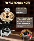 Pro Grade Woodworking Disc Set For Angle Grinders Four Inch And A Half Inch Includes Five Wood Carving Discs for angle grinder use
