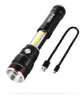 Rechargeable 500 Lumen LED Work Light And Flashlight With Red Light Mode and USB cable