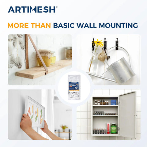 Drywall Anchor Kit With Screws 80 Pcs Self Drilling Hollow Wall Anchors For Three Eighths To One Half Inch Walls Easy Install With Standard Three Eighth Inch Drill Bit Includes 40 Anchors And 40 Screws Heavy Duty Mounting Hardware For Secure Fixes. drywall anchor kit in package for shelves, frames, and cabinet mounting
