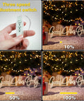 LED Neon Sign Wall Light With Warm White Glow For Home Bar Club Party Decor showing adjustment switch and brightness levels