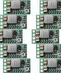 Ten Piece Dope DC-DC Buck Regulator Module Set 4.5-24V Input To 5V Output Adjustable 0.8-17V Fixed 1.8V 2.5V 3.3V 5V 9V 12V Up To 3A Mini Power Supply Kit For Arduino And Raspberry Pi Projects displayed in a grid