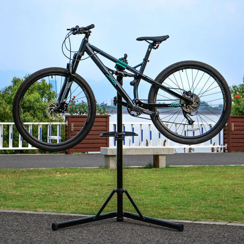 Pro Grade Bike Repair Stand For E Bikes And Mountain Road And Hybrid Bikes Heavy Duty Workstand With 360 Degree Rotating Clamp