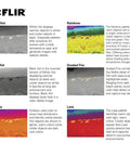 Scion OTM 9Hz Thermal Imaging Monocular With Onboard Video Recording showcasing different thermal palettes