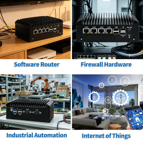 Heavy Duty Fanless Mini PC With N150 CPU Works Smooth As A No Fuss Firewall Appliance For OPNsense, showcasing software router and firewall hardware.