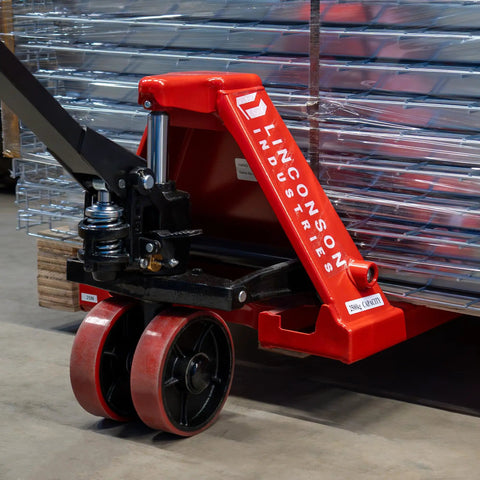 Built Like A Tank Heavy Duty Hydraulic Manual Pallet Truck With Super Extended Forks For Tight Warehouse Hauls And Daily Freight Hustles On Any Shop Floor