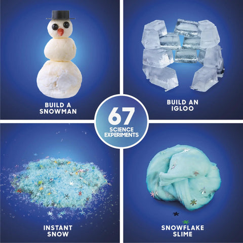 Frozen Earth Science Kit 67 Experiments For Kids 8 Plus Snow Crystals Slime Ice Explosions Polar Chemistry Lab Educational DIY STEM Set Gift Great For School Projects At Home And Classrooms Ages 8 And Up Hands On Learning.