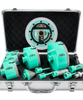Pro Grade Tile Hole Saw Kit with Diamond Drill Bits for Porcelain Ceramic Marble and Stone includes bits and adapter in case