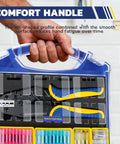 340 Piece Heat Shrink Wire Connector Set With 9 Inch Crimping Tool And Organizer Marine Grade Waterproof Butt Connectors