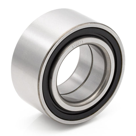 Close-up of Front Wheel Bearing And Hub Assembly For Honda Accord Civic Element And Acura TSX TL ILX CSX Plus Jaguar XK XKR XF XFR XJ Models And Range Rover Evoque Front Position Ready To Roll.