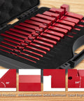 Router Table Setup Bars 14 Piece Aluminum Precision Blocks With Height Gauge for router tables, saw accessories.