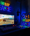 Neon Sign Wall Decor For Gamer Bedroom And Game Room Mood Lighting With Multicolor Silicone Strips Blue LED Neon Light Easy To Install Durable Acrylic Safe Touch No Glass Glow At Night For A Lit Vibe