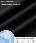 Close-up of black fabric highlighting Women's 5 Inch Athletic Running Shorts With Quick-Dry Stretch, High Waist, 3 Pockets features