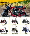 Various mini bikes and go-karts for Tubeless 145/70-6 Mini Bike Tire For Coleman CT100U Baja Dirt Bug Doodle Bug DB30 RT100 Motovox MBX10