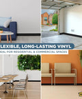 Self-Stick Vinyl Wall Base 4 Inch High By 20 Feet Long Black Flexible Vinyl Trim For Walls Easy To Clean And Maintain Pro Grade