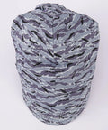 Heavy Duty Welding Cap Featuring Dope Breathable Mesh Cotton Liner That Delivers Boss Level Sweat Resistance And Sick Comfort For Professional Grinders And Metal Fabrication Crews, XL size in grey camouflage pattern.