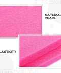 Close-up of Pearl Cotton Foam Sheets Two Pack highlighting material texture and elasticity for protective packaging.