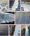 Heavy Duty Aluminum Foil Roofing Tape Self Adhesive Asphalt Shingle Repair Seal used on various roof surfaces for quick leaks repair.