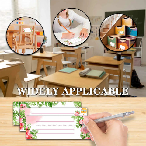 Flamingo Themed Classroom Name Tags Set Of 30 With Three Styles Kid Friendly And Easy To Write 3 By 9 Inch Name Plates