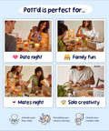 Air Dry Clay Kit For Adults Beginners Home Pottery Craft Set With Tools Paints Brushes for date night family fun mates night solo creativity.