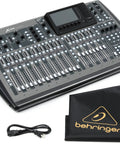 40 Channel Digital Mixing Console For Studio And Live Gigs With 25 Buses, 32 MIDAS Preamps, 25 Motorized Faders, cable, and cover