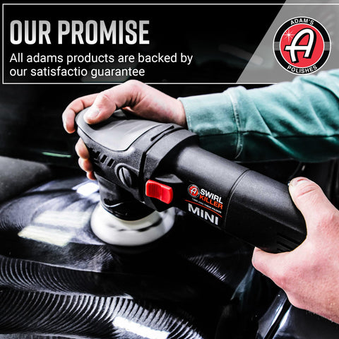 Using Swirl Killer 12mm Orbital Polisher Pro Grade For Car Paint Correction And Scratch Removal Compact Buffing Tool