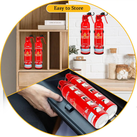 8 In 1 Portable Water Based Fire Extinguisher For Home Vehicle Boat And Kitchen Mount Included Must Have Emergency Safety Gear