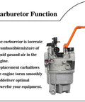 Quality Generator Carburetor Replacement Kit For Generac Gp7500 Gp8000 Gp8000e with orange lever and detailed components.