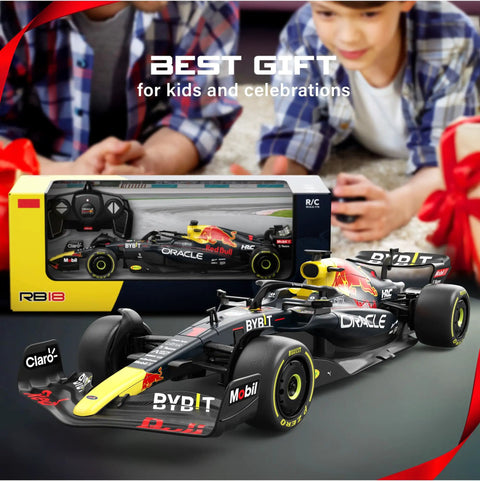 Licensed Red Bull F1 RB18 One Eighteen Scale Remote Control Car With Realistic Detail RC Vehicle For Kids And Adults