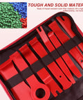 19 Piece Car Trim Removal Tool Kit With Clip Pliers And Fastener Remover Set for Door Panels Audio Dash Window and Upholstery