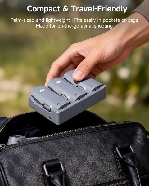 Neo 2 Battery Charging Hub Bundle With 3 Original Neo 2 Batteries And 65W Parallel Charger for DJI Neo 2 Drone