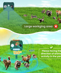 4-Pack Ultrasonic Animal Repellent With PIR Motion Sensor And Led Flash, Waterproof Outdoor Deterrents For Garden And Yard That Keeps Pesky Critters Out Like Cats, Dogs, Squirrels, Raccoons, Birds, And Deer, shown with 120° 40ft coverage