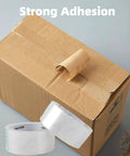 Cardboard box sealed with Clear Packing Tape Refills Heavy Duty For Moving And Shipping 1.88 Inch By 60 Yards 2 Rolls Super Sticky Adhesive