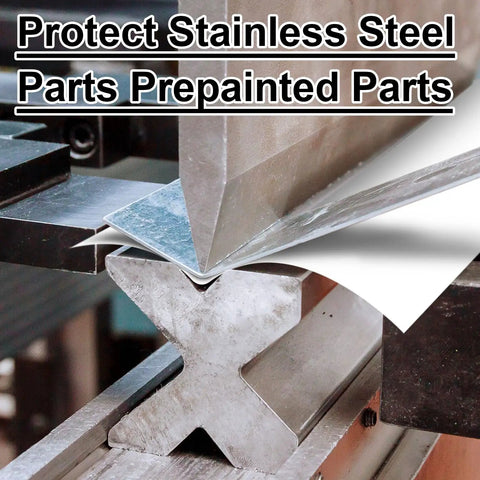 Urethane Die Protection Film For Press Brake Dies Pro Grade Die Guard Tape protecting metal during bending, 4 in by 0.030 in by 100 ft