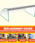 Hot Dog Roller Cover With Tempered Glass Sneeze Guard For Nine Roller Hot Dog Machine On Countertop Electric Grill