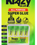All Purpose Super Glue Gel With Precision Tip For Quick Repairs And Go-To DIY Projects No-Run Thick Gel Bonds 0.5g Tubes Pack
