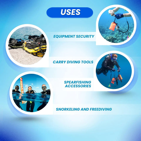 Neon Drift 3 Pack Adjustable Wrist Lanyard For Scuba Gear And Camera Accessories, Tangle Free Safety Strap, Use Cases