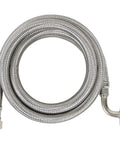 Dishwasher Hose With 90 Degree Elbow And PVC Core 6 Feet Long Premium Braided Stainless Steel Water Supply Line Three Eighths Inch FCM To Three