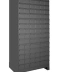 Pro Grade 90 Drawer Heavy Duty Storage Cabinet For Garage Shop Gray Cold Rolled Steel Build with interlocking drawers.