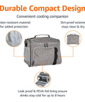 Leakproof Reusable Soft Insulated Cooler Lunch Bag For Office Lunches And Picnics Keeps It Cold For Hours On The Go