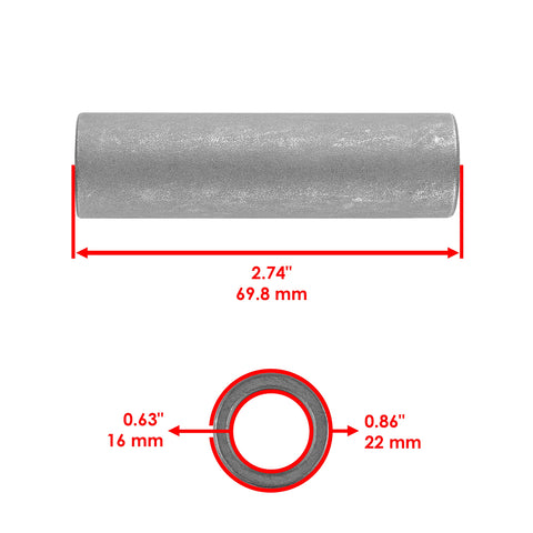 Rear Swing Arm Bushing Kit For Yamaha Blaster YFS200 1988 2006 with dimensions for pivot shaft part