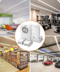 Non Shunted LED Tombstones Pack Of 50 T8 Lamp Holders UL Turn Type in various indoor settings