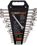 15 Piece Long Pattern SAE 12 Point Combination Wrench Set With Off Corner Box End For Better Grip And Less Fastener Rounding