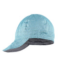 Side view of Flame Resistant Plaid Welding Cap 7oz Midweight FR Cotton Cat2 NFPA2112 2 Pack, 6 Panel Design, Arc Shield, Size 7 7/8