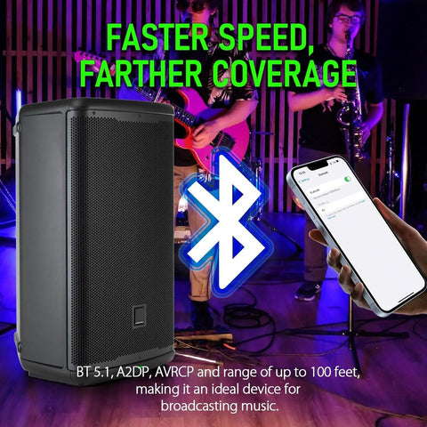 P3 Wireless XLR Bluetooth Receiver For Speakers, Audio Mixers, PA And DJ Systems With Rechargeable Battery in use
