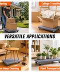 Beast Mode Heavy Duty Moving Furniture Dolly Cart 24x16 Inch With 1000 Lb Capacity Ultra Sturdy Hardwood Platform Four Rugged PP Swivel Casters Roll Smoothly Across Concrete Tile And Wood Floors Ideal For Moving Heavy Sofas Appliances And Gear, moving boxes on hardwood deck