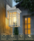 Dusk To Dawn Outdoor Wall Light 2 Pack Dope Exterior Sconce for Garage Porch Doorway Balcony and Garden with rainproof icons